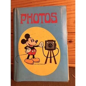 Vintage Japan Disney Photo Album Mickey Minnie Vintage Photos Of Castle Included